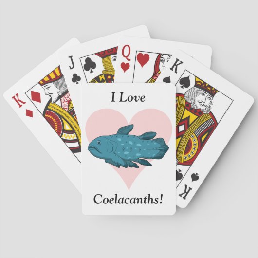 Ich Liebe Coelacanths! Spielkarten (Rückseite)