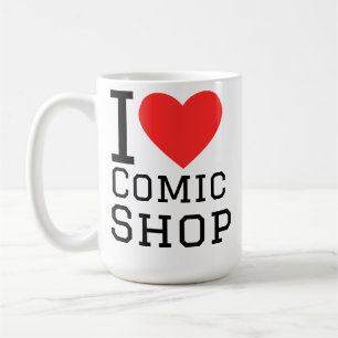 Ich liebe Comic-Laden Kaffeetasse