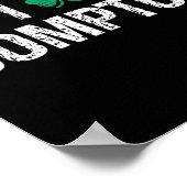 Ich liebe Compton Shamrock Kleeblatt St. Patrick's Poster (Ecke)
