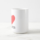 Ich liebe Computer Kaffeetasse (Mittel)