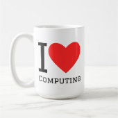 Ich liebe Computertechnik  Kaffeetasse (Links)