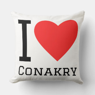Ich liebe Conakry Kissen