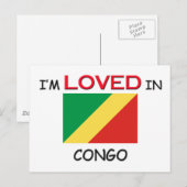 Ich liebe CONGO Postkarte (Vorne/Hinten)