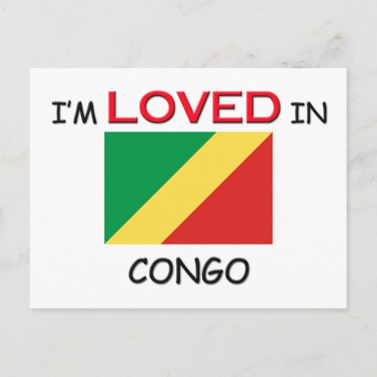 Ich liebe CONGO Postkarte (Vorderseite)
