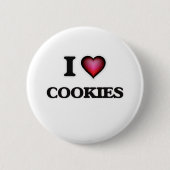 Ich Liebe Cookies Button (Vorderseite)