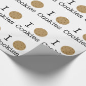 Ich Liebe Cookies Geschenkpapier (Ecke)