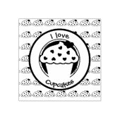 Ich Liebe Cookies Gummistempel (Prägung)