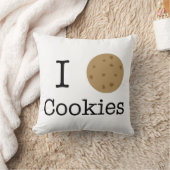 Ich Liebe Cookies Kissen (Decke)