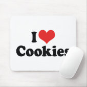 Ich Liebe Cookies Mousepad (Mit Mouse)