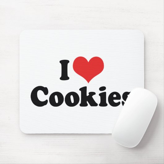 Ich Liebe Cookies Mousepad (Mit Mouse)
