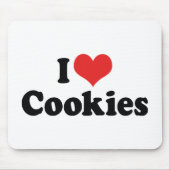 Ich Liebe Cookies Mousepad (Vorne)
