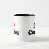 Ich Liebe Cookies Tasse (Zentrum)