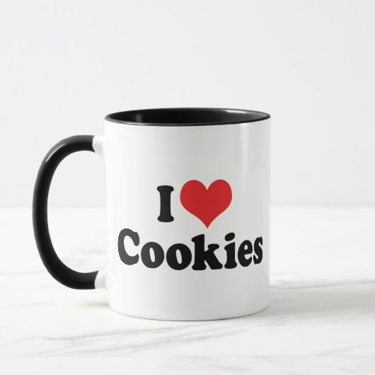 Ich Liebe Cookies Tasse (Links)