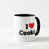 Ich Liebe Cookies Tasse (VorderseiteRechts)