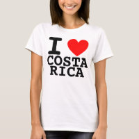 Ich liebe Costa Rica T-Shirt