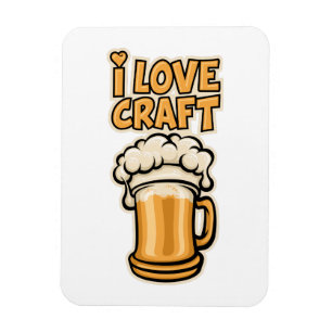 Ich liebe Craft Beer Magnet