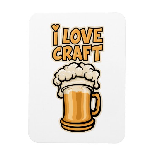 Ich liebe Craft Beer Magnet (Vertikal)