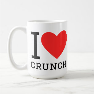 Ich liebe Crunch Kaffeetasse