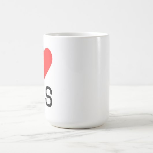 Ich liebe CSS Kaffeetasse (Mittel)