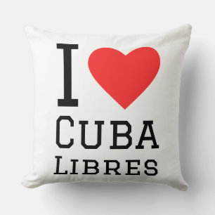 Ich liebe Cuba Libres Kissen