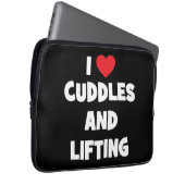 Ich Liebe Cuddles und Heftgewichte - Funny Novelle Laptopschutzhülle (Vorne Rechts)