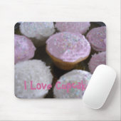 Ich liebe Cupcakes Mousepad (Mit Mouse)