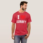 Ich liebe Curry-Freunde T-Shirt (Vorne ganz)