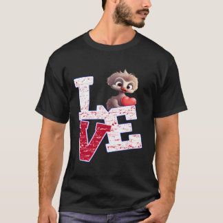 Ich liebe Cute Baby Ostriches T-Shirt