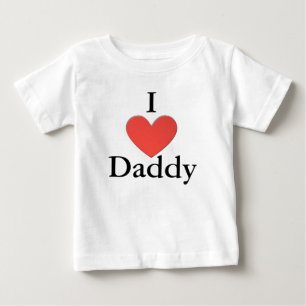 Ich liebe Daddy One Piece Baby T-shirt