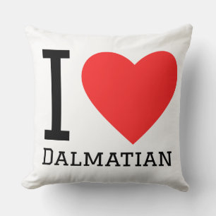 Ich liebe Dalmatiner  Kissen