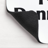Ich liebe Dänemark-Flagge Mousepad (Ecke)