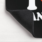 Ich liebe Daniela, ich liebe Daniela, rotes Herz V Mousepad (Ecke)