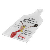 "Ich Liebe darstellend...!" Diva Schneidebrett (Ecke)