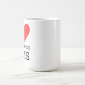Ich liebe darstellende Kunst Kaffeetasse (Mittel)