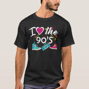 Ich Liebe Das 90er-Kostüm-Party der 90er Jahre Ret T-Shirt