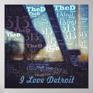 Ich Liebe das D-Poster Poster