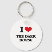 Ich Liebe das dunkle Pferd Schlüsselanhänger (Vorderseite)