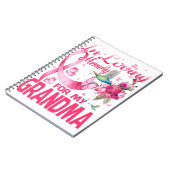 Ich liebe das Gedächtnis für meine Oma Notizblock (Linke Seite)