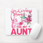Ich liebe das Gedächtnis für meine Tante Mousepad (Mit Mouse)