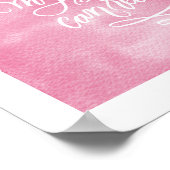 Ich Liebe das handgeschriebene Gedicht Poster (Ecke)