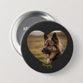 Ich liebe das individuell gestaltete Bild und den Button (Vorne & Hinten)