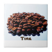 Ich Liebe das Kaffeearoma Fliese (Vorderseite)