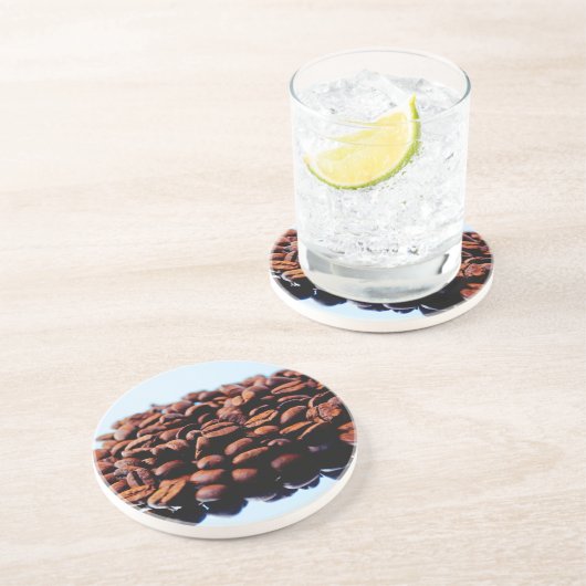 Ich Liebe das Kaffeearoma Getränkeuntersetzer (Seite)