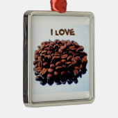 Ich Liebe das Kaffeearoma Ornament Aus Metall (Rechts)
