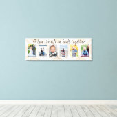 Ich Liebe das Leben, das wir zusammengebaut 6 Foto Leinwanddruck (Insitu (Holzboden))