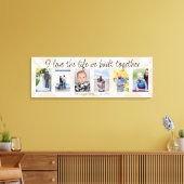Ich Liebe das Leben, das wir zusammengebaut 6 Foto Leinwanddruck (Insitu (Wohnzimmer))