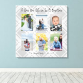 Ich Liebe das Leben, das wir zusammengebaut 6 Foto Leinwanddruck (Insitu (Holzboden))