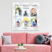 Ich Liebe das Leben, das wir zusammengebaut 6 Foto Leinwanddruck (Insitu (Wohnzimmer))