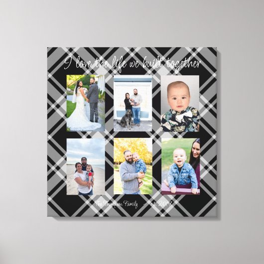 Ich Liebe das Leben, das wir zusammengebaut 6 Foto Leinwanddruck (Vorderseite)
