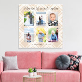 Ich Liebe das Leben, das wir zusammengebaut 6 Foto Leinwanddruck (Insitu (Wohnzimmer))
